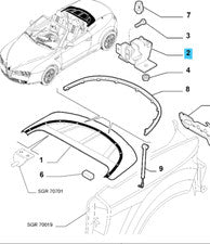 Alfa Romeo Spider (2006 - 2010) Sunroof Hinge 60694174 Genuine & New