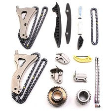 Timing Chain Kit & Camshaft Adjusters Set For Mercedes M278 E500 GL450 4.7L V8