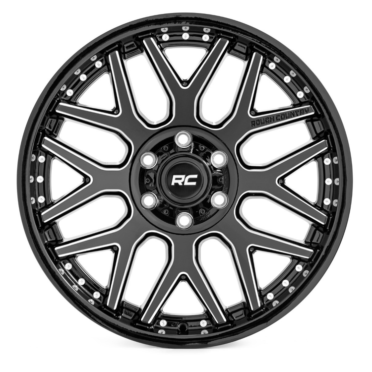 95 Series Gloss Black Milled Accents