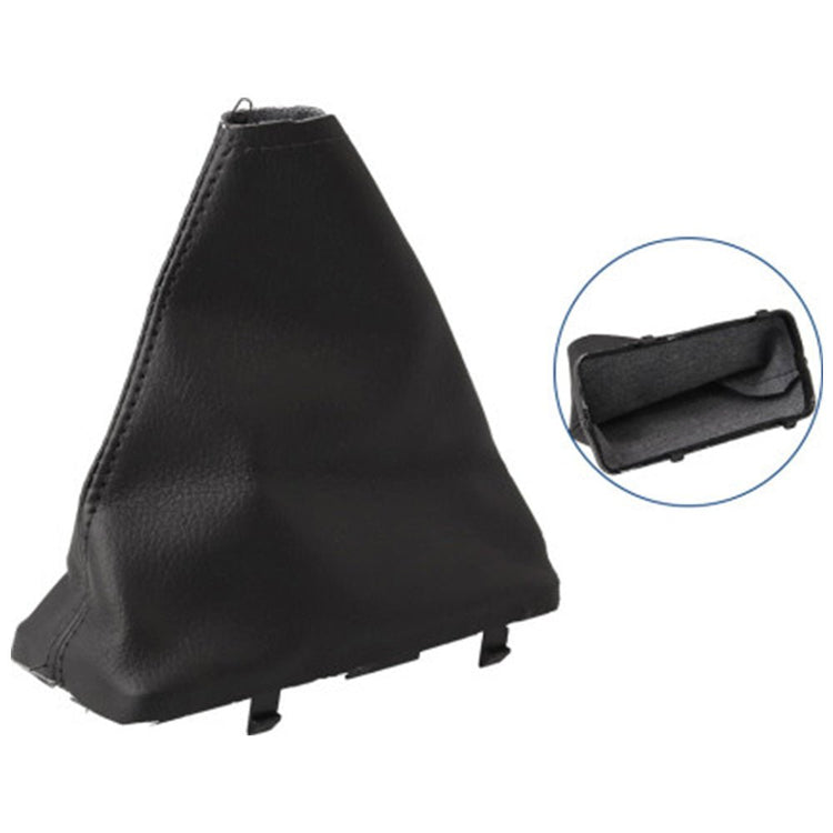 Set Handbrake and T - Bar Boot Cover Black Leather for Ford Falcon FG FG - X 2008~2018 - Frazy's Auto Parts
