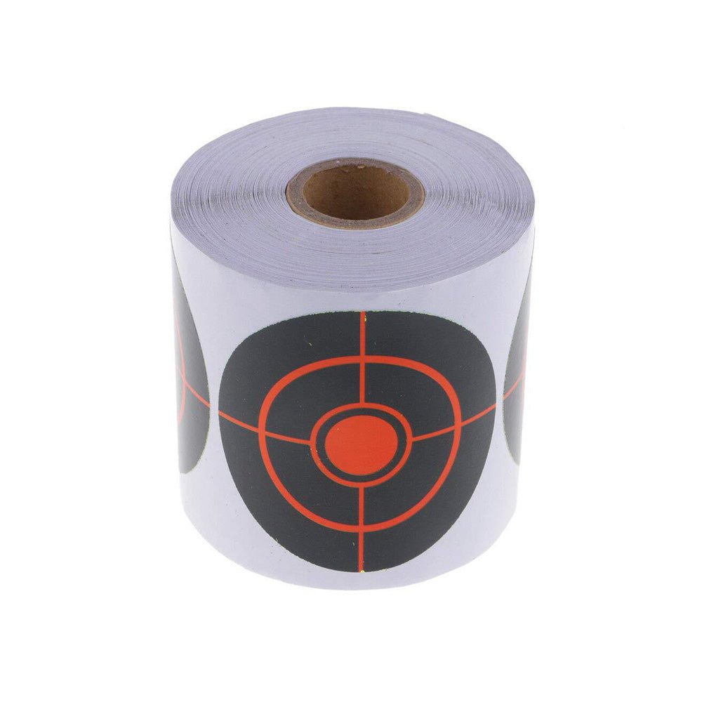 Shooting Target Self Adhesive Target Sticker Targets Splatter Reactive 250X or Roll - Frazy's Auto Parts