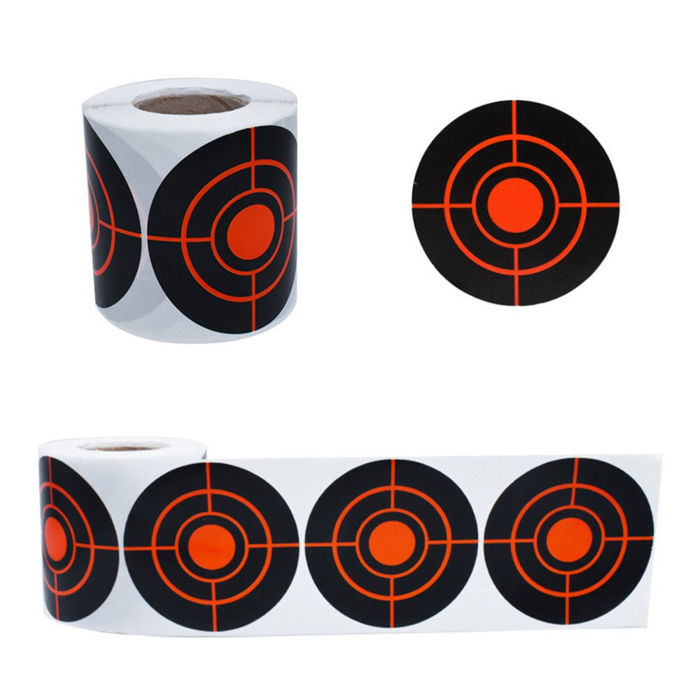 Shooting Target Self Adhesive Target Sticker Targets Splatter Reactive 250X or Roll - Frazy's Auto Parts