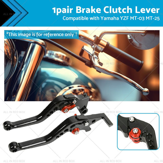 Short Clutch Brake Levers CNC Suitable for Yamaha YZF R3 R25 MT03 MT25 2014 - 2021 - Frazy's Auto Parts