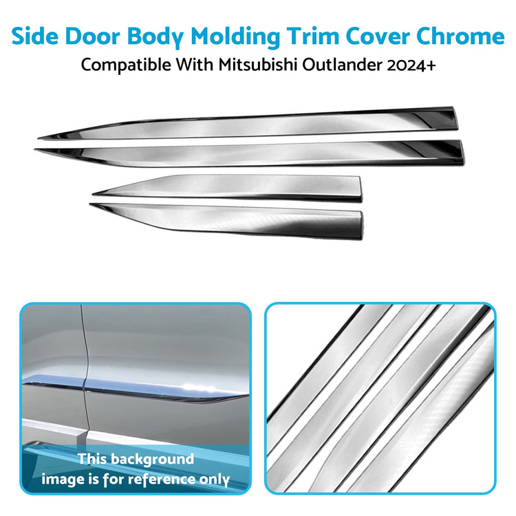 Side Door Body Molding Trim Cover Chrome Suitable For Mitsubishi Outlander 2024+ - Frazy's Auto Parts