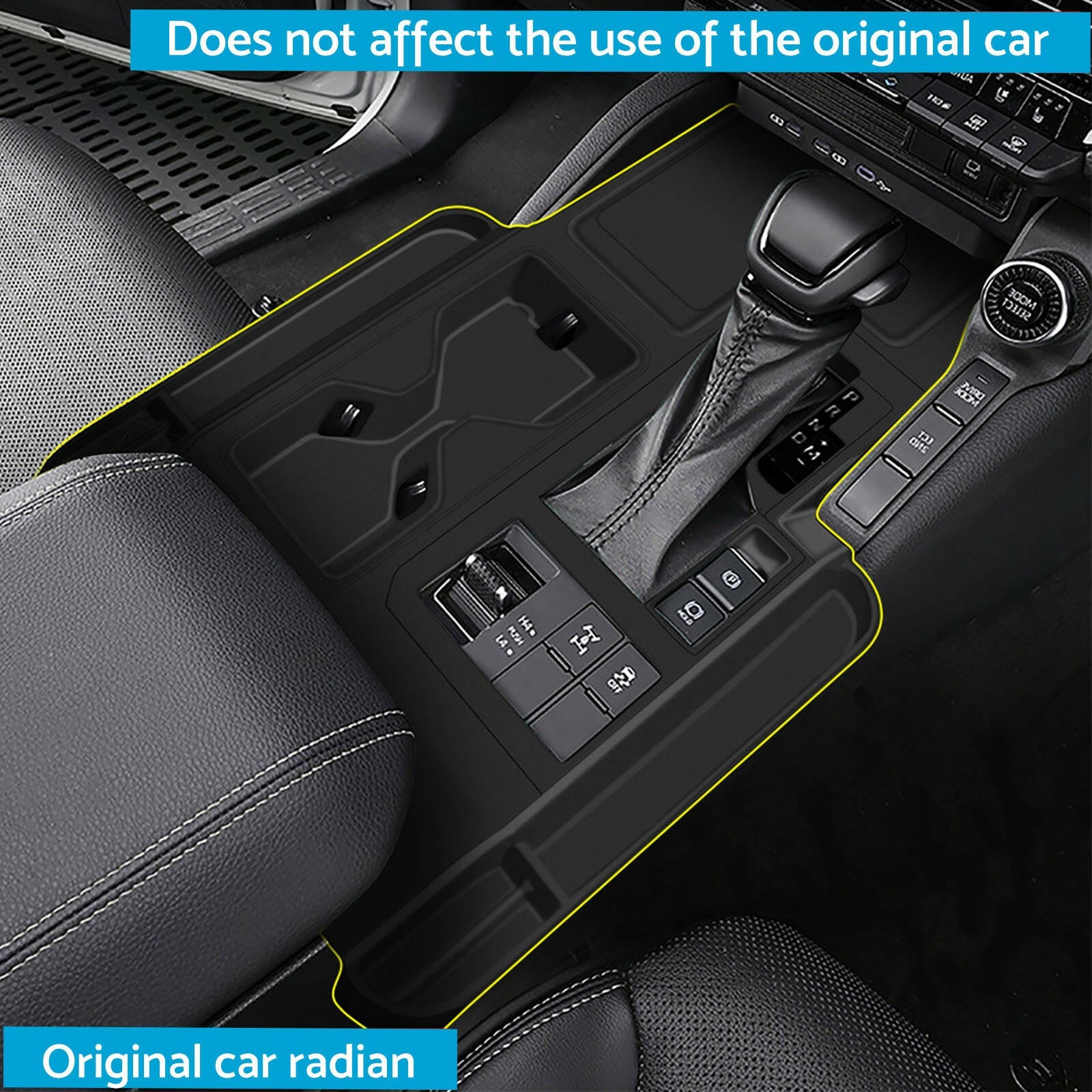 Silicone Rubber Gear Shift Panel Trim Suitable For Toyota Prado LC250 2024 - 2025 RHD - Frazy's Auto Parts