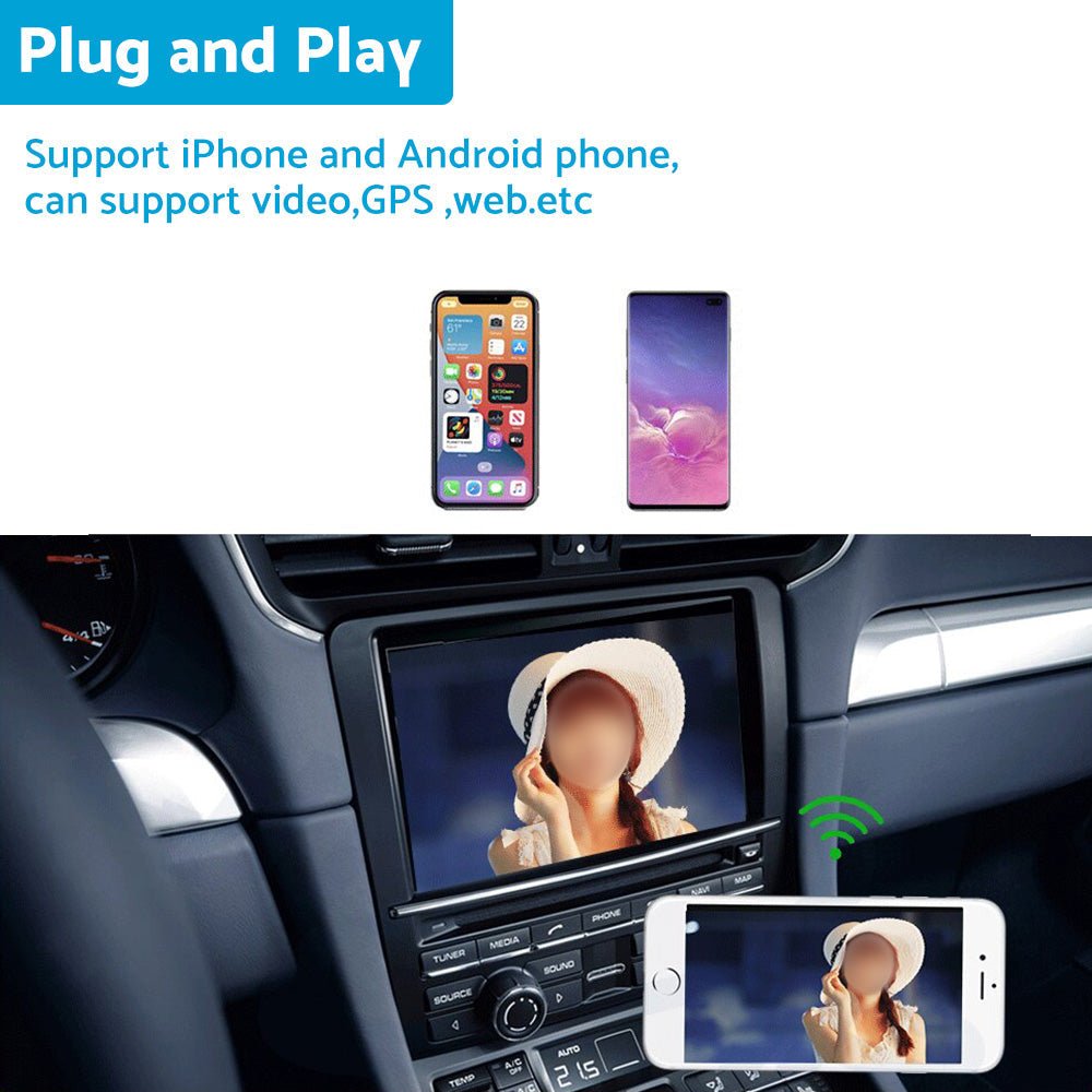 Smart 5G Wifi Carplay Dongle Wired to Wireless Car play USB Adapter Mirror link - Frazy's Auto Parts