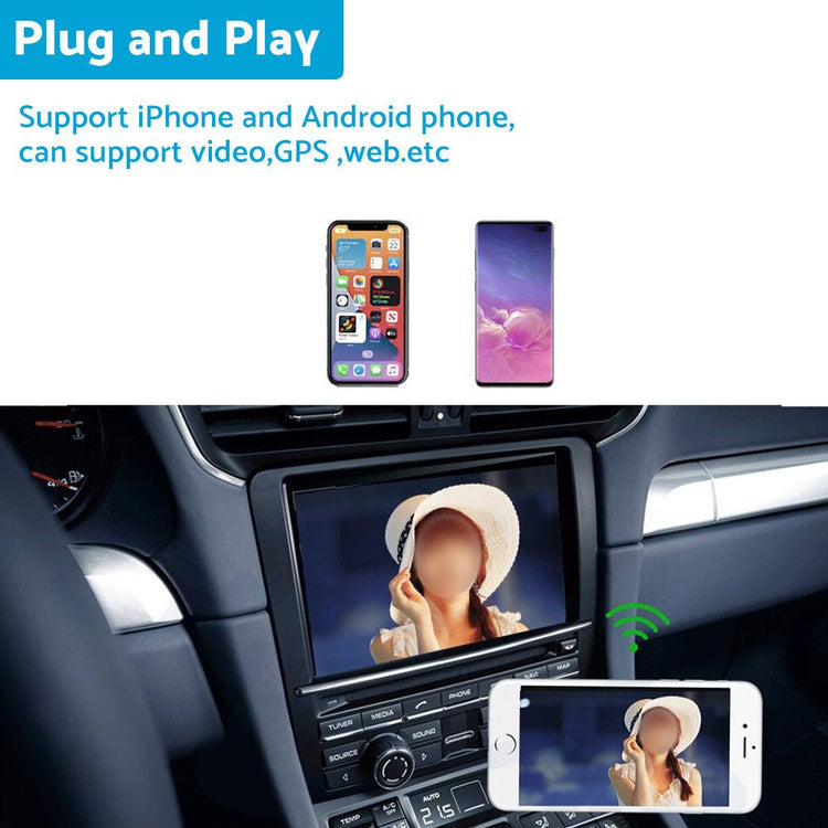 Smart 5G Wifi Carplay Dongle Wired to Wireless Car play USB Adapter Mirror link - Frazy's Auto Parts