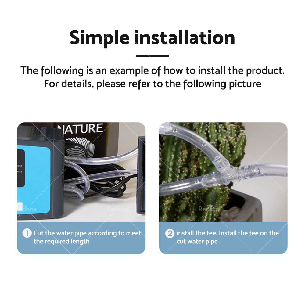Smart Drip Self Watering System Irrigation Timer kit 10M Solar Power Plant Auto - Frazy's Auto Parts