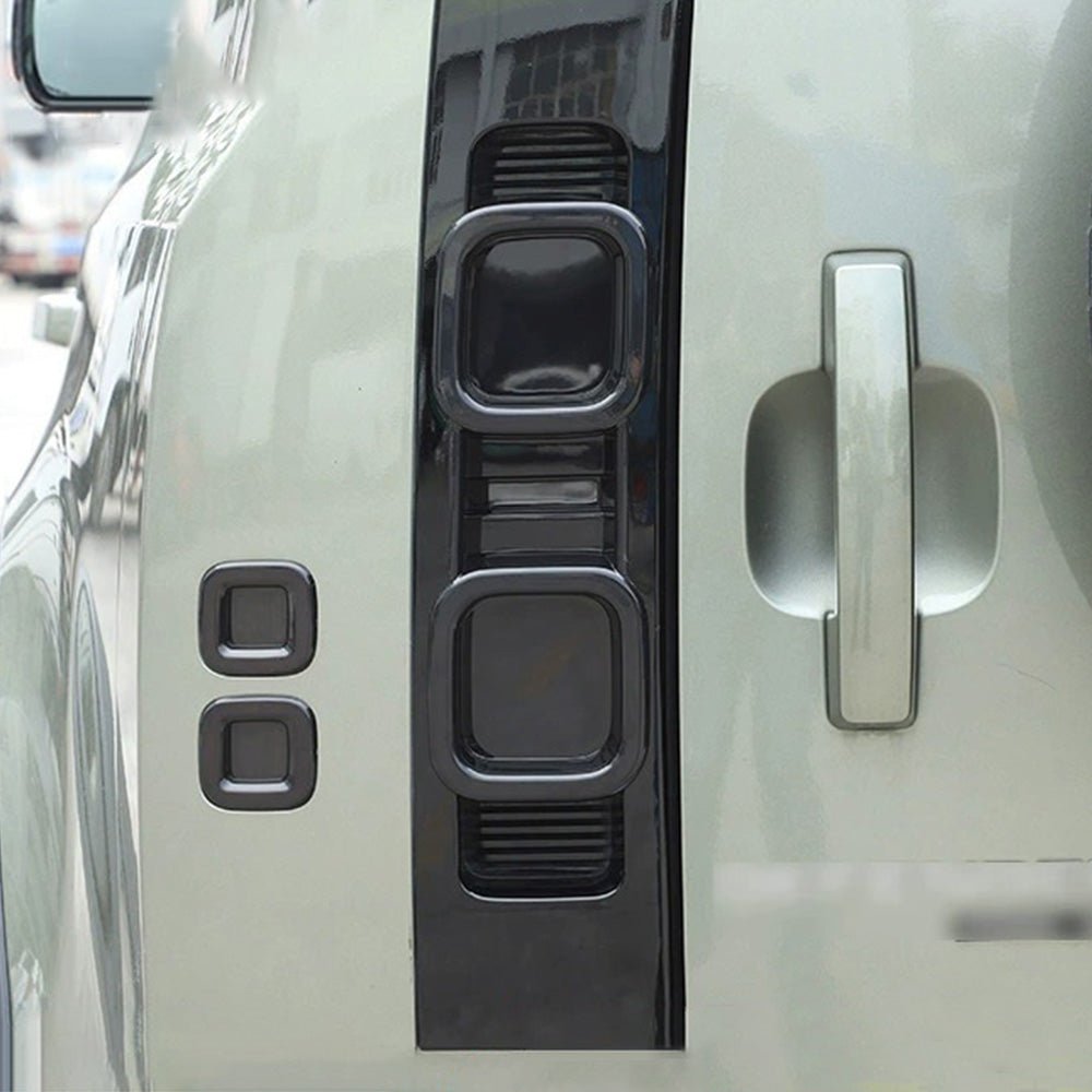 Smoked Blackened Tail Light Cover Suitable For Land Rover Defender 90 110 20 - 22 - Frazy's Auto Parts