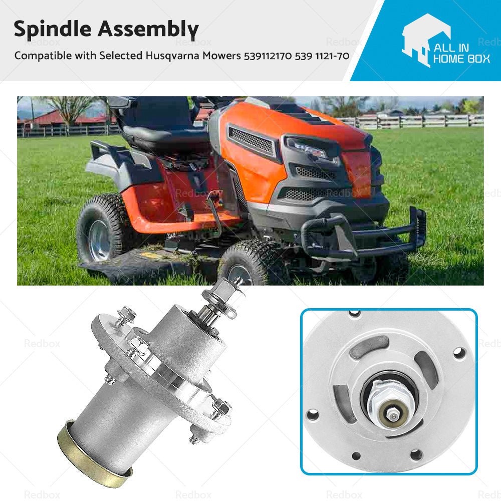 Spindle Assembly Suitable For Selected Husqvarna Mowers 539 1121 - 70 539112170 - Frazy's Auto Parts