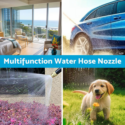 Stainless High Pressure Water Hose Spray Nozzle Washer Clean Home Window Garden - Frazy's Auto Parts
