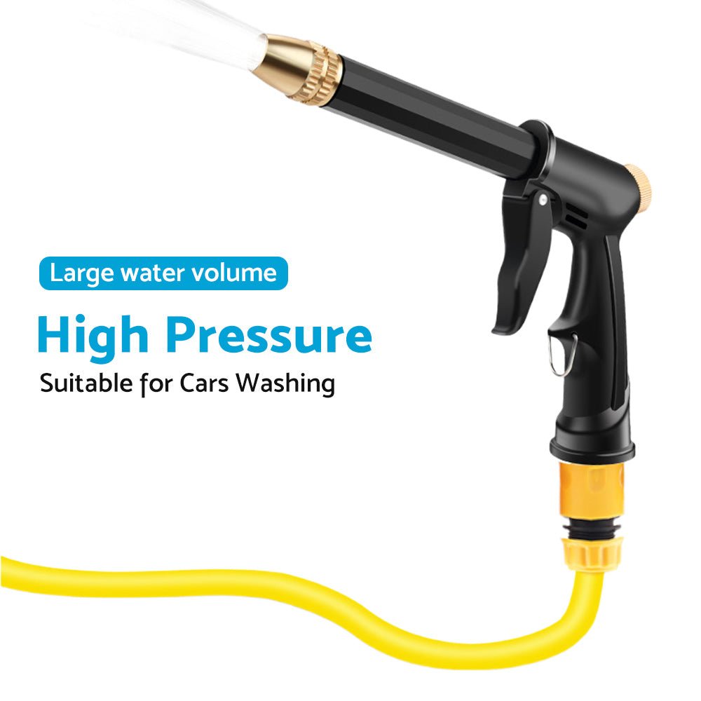 Stainless High Pressure Water Hose Spray Nozzle Washer Clean Home Window Garden - Frazy's Auto Parts
