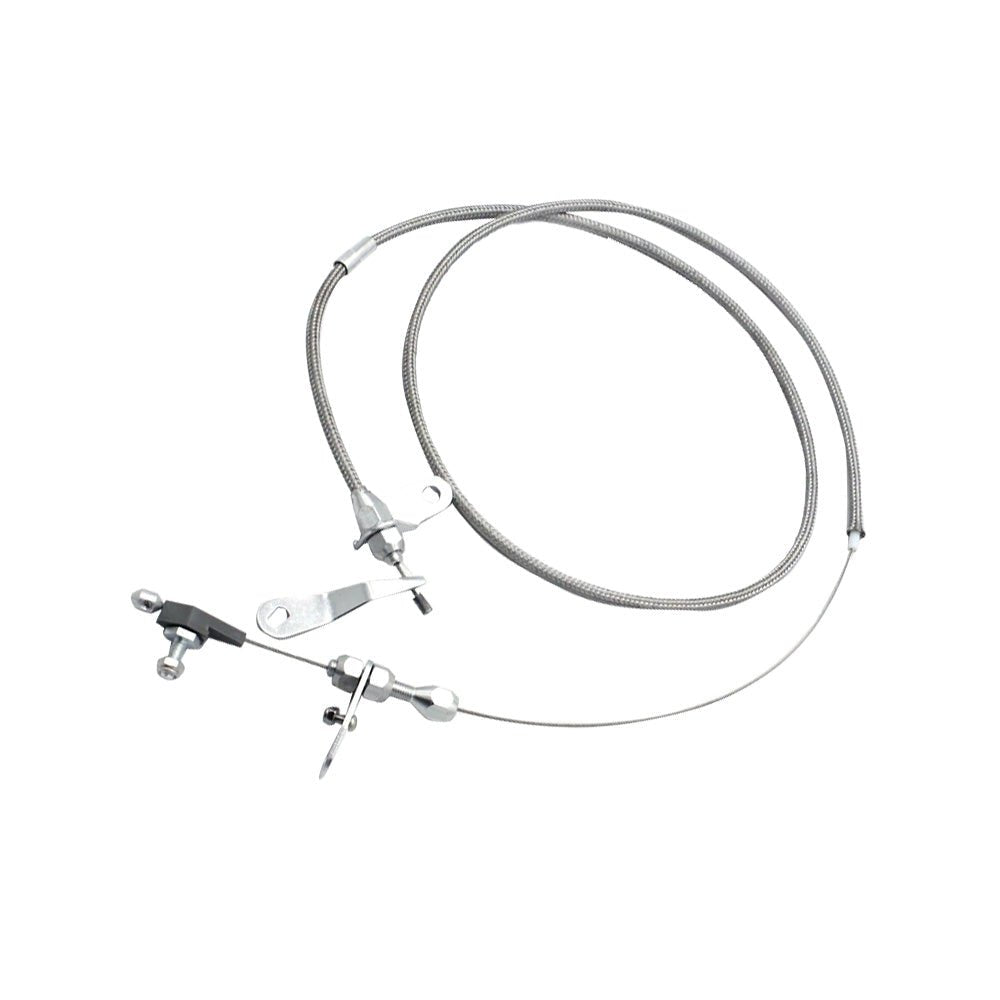 Stainless Kickdown Cable Suitable For Ford C4 Transmission C - 4 Detent - Frazy's Auto Parts