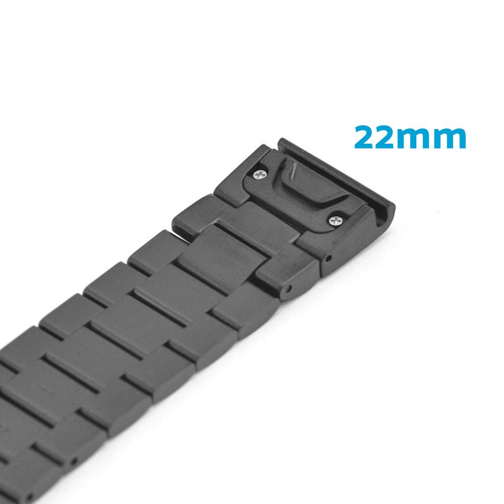 Stainless Steel Strap Quick Fit Watch Band Suitable For Garmin Fenix 5 6 22mm - Frazy's Auto Parts