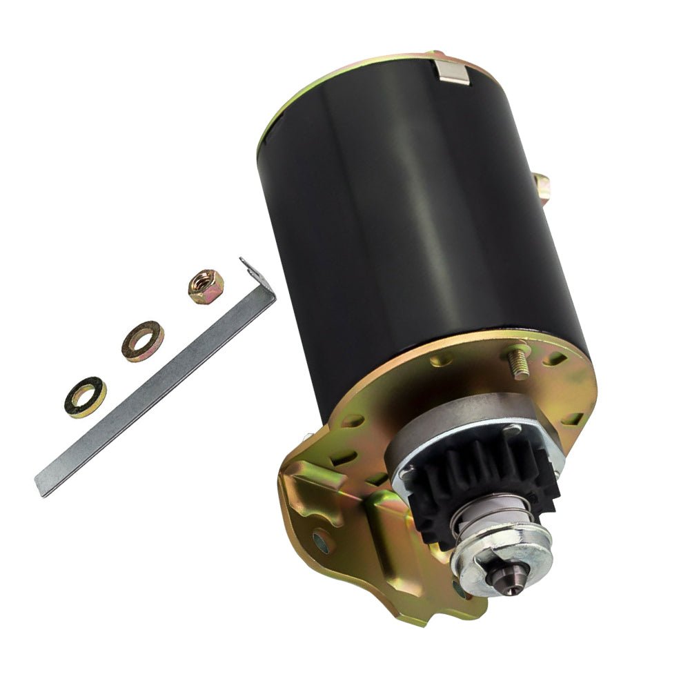 Starter Motor 16 Tooth 12V Heavy Duty Suitable For Briggs & Stratton Ride - On Mower 499521 - Frazy's Auto Parts