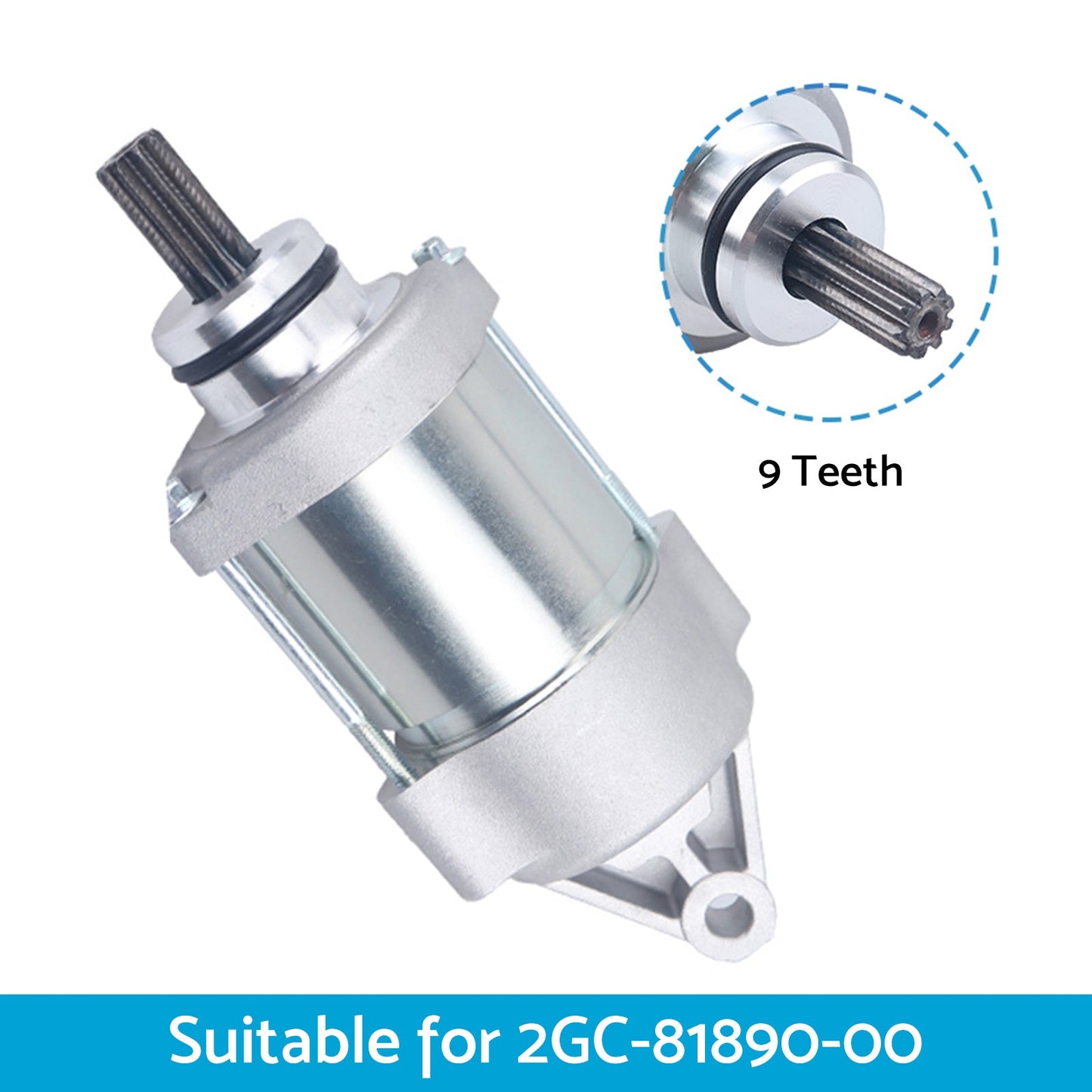 Starter Motor Suitable for Yamaha WR450F 2GC - 81890 - 00 YZ450FX YZ450 16 - 18 WR450 - Frazy's Auto Parts