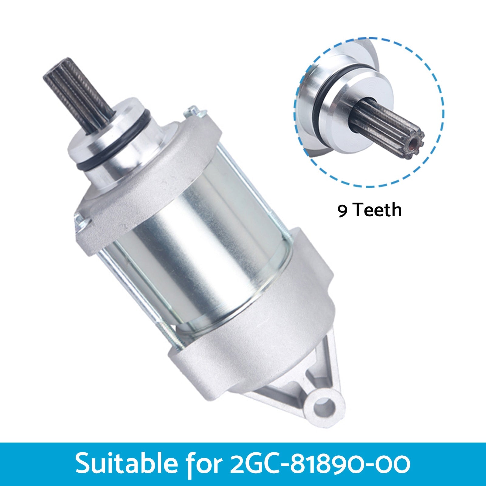 Starter Motor Suitable for Yamaha WR450F 2GC - 81890 - 00 YZ450FX YZ450 16 - 18 WR450 - Frazy's Auto Parts