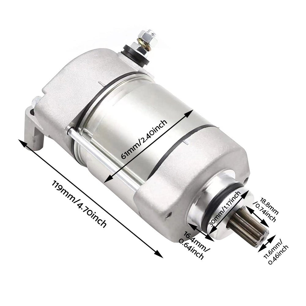 Starter Motor Suitable For Yamaha YZF - R1 YZF R1 RaceBase R1S 2004 - 2008 - Frazy's Auto Parts