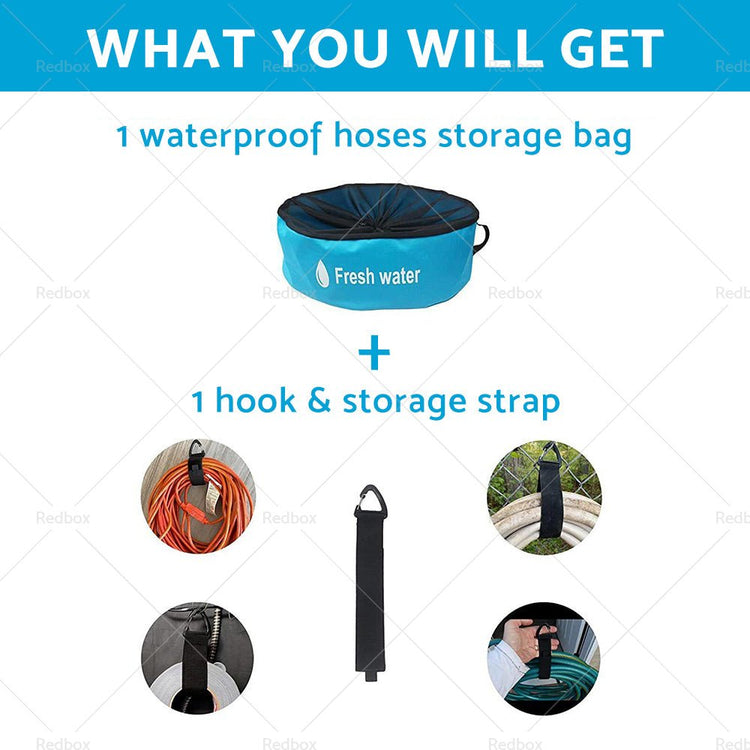 Storage Bag Caravan Camping RV Cable Organizer Water Hose Electrical Cords - Frazy's Auto Parts