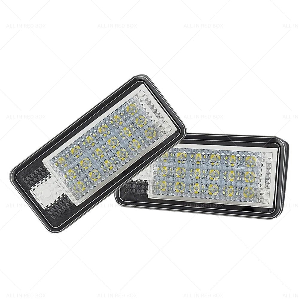 Suitable For Audi A3 A4 S4 B6 B7 LED License Number Plate Light Error Free Units - Frazy's Auto Parts