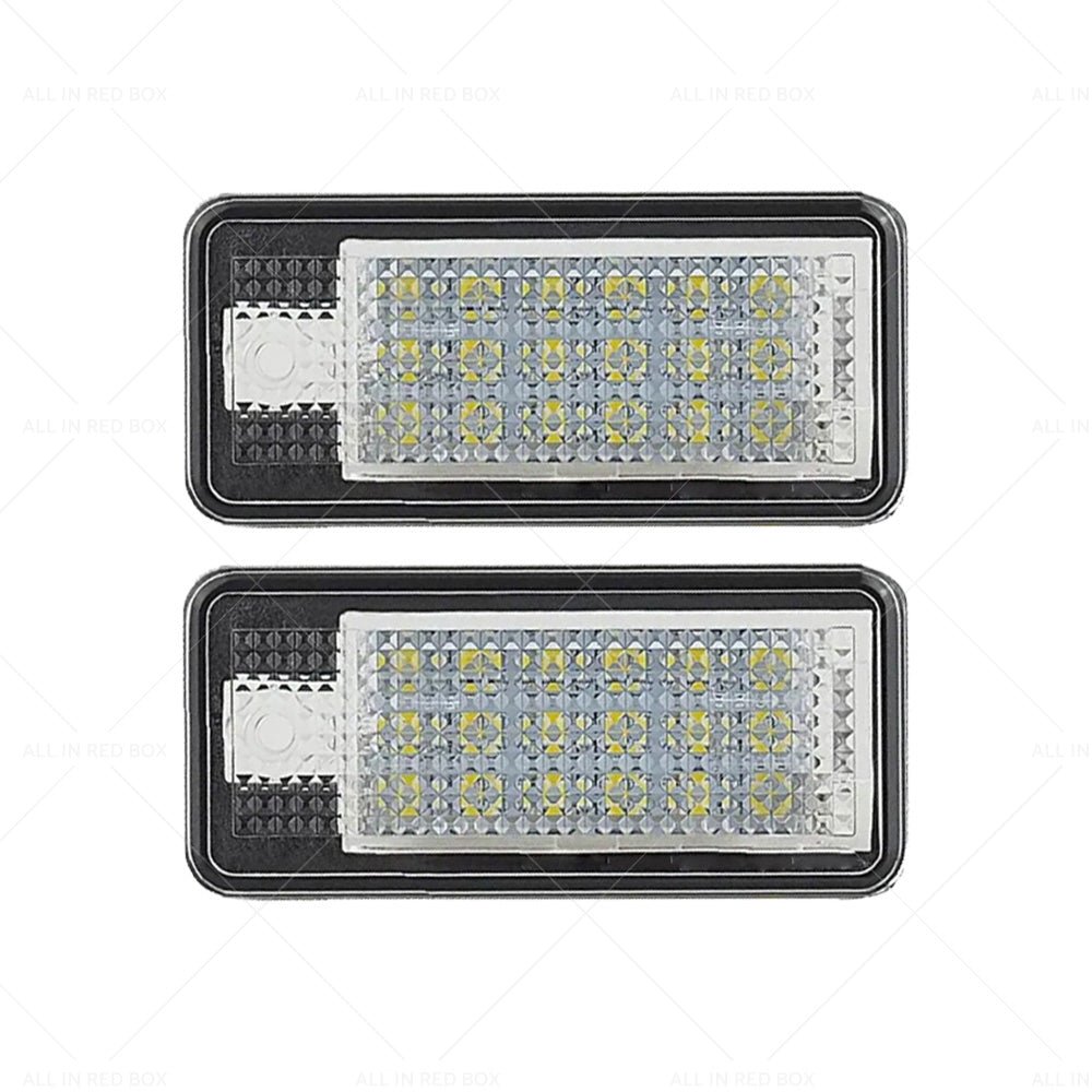 Suitable For Audi A3 A4 S4 B6 B7 LED License Number Plate Light Error Free Units - Frazy's Auto Parts