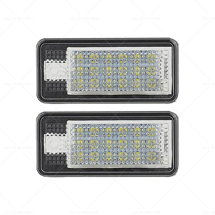 Suitable For Audi A3 A4 S4 B6 B7 LED License Number Plate Light Error Free Units - Frazy's Auto Parts