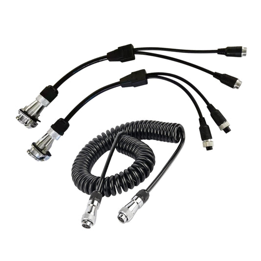 Suitable For Caravan Truck Suzy Coil 2x 5pin Connector 4m to 4pin Towing Spring - Frazy's Auto Parts