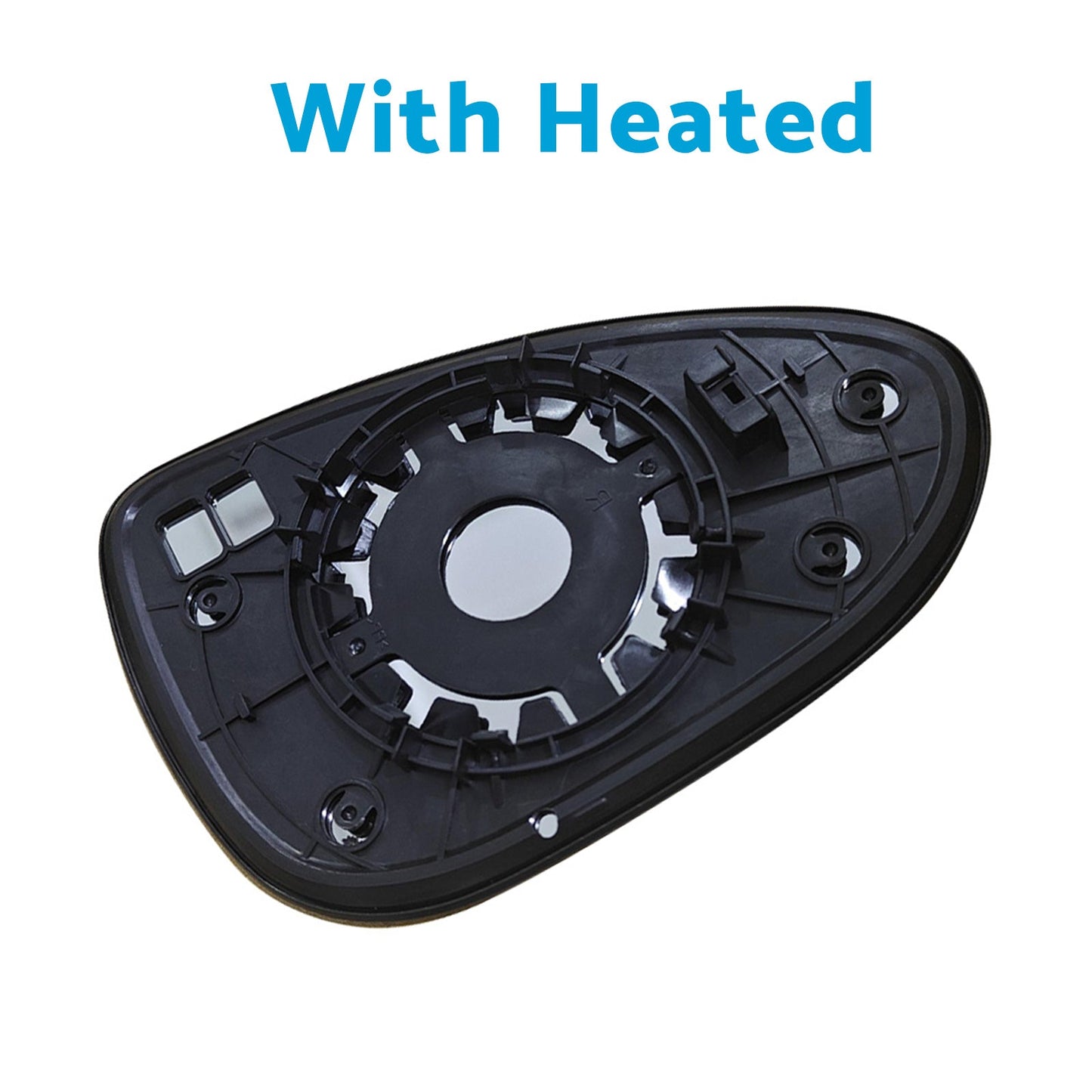 Suitable for Holden Barina 2011 - ON Right Mirror Glass With Back Plate NO HEATED - Frazy's Auto Parts