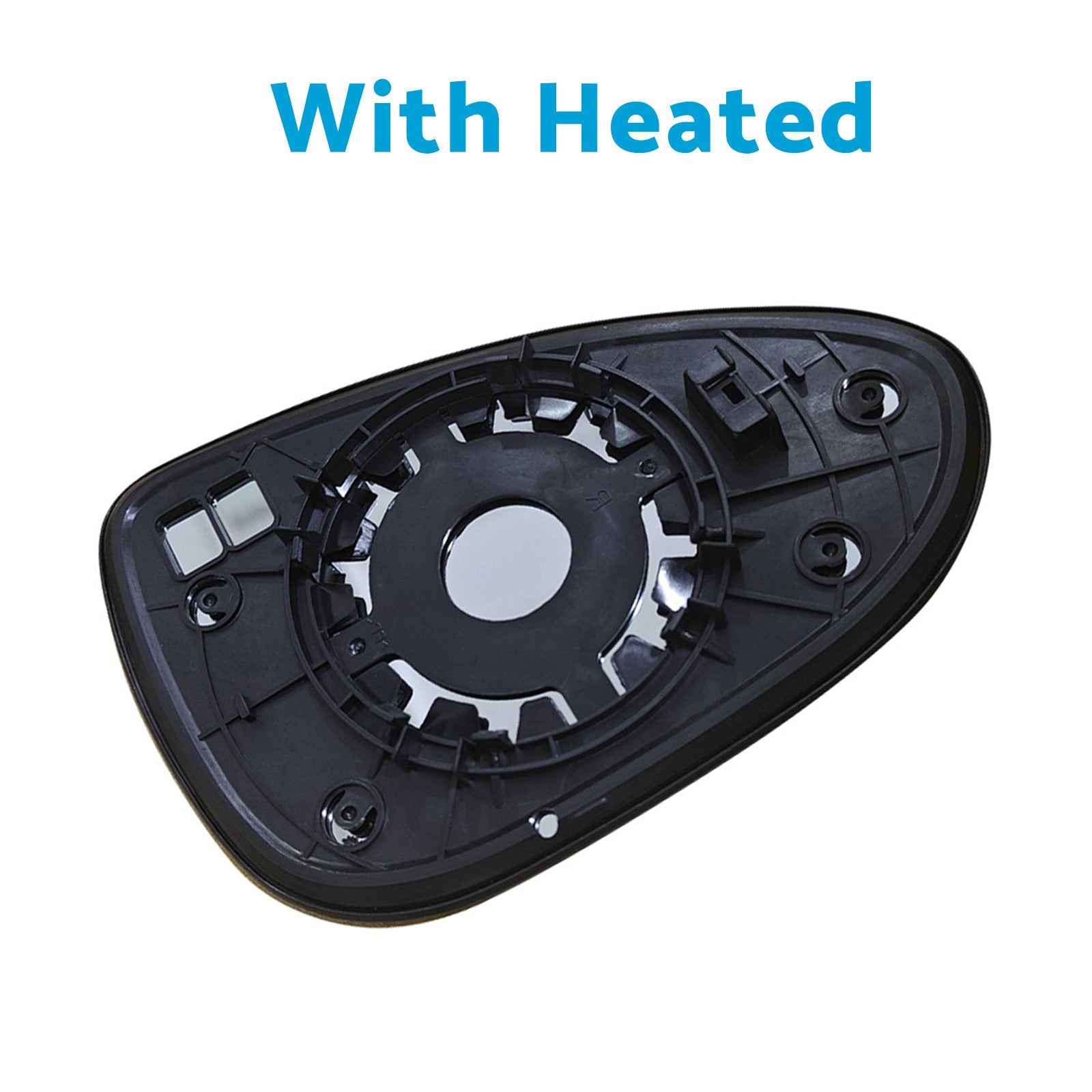 Suitable for Holden Barina 2011 - ON Right Mirror Glass With Back Plate NO HEATED - Frazy's Auto Parts