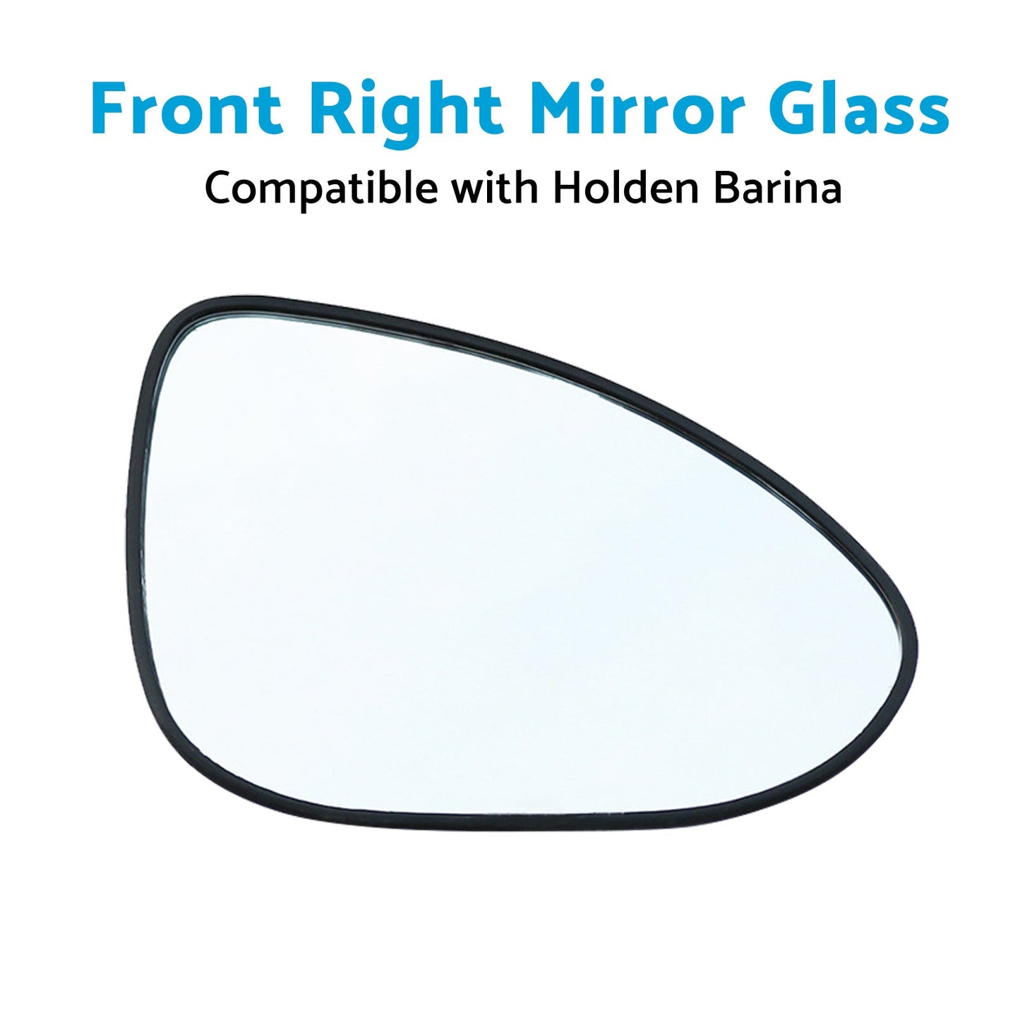 Suitable for Holden Barina 2011 - ON Right Mirror Glass With Back Plate NO HEATED - Frazy's Auto Parts
