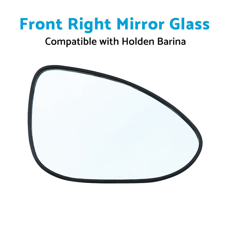 Suitable for Holden Barina 2011 - ON Right Mirror Glass With Back Plate NO HEATED - Frazy's Auto Parts