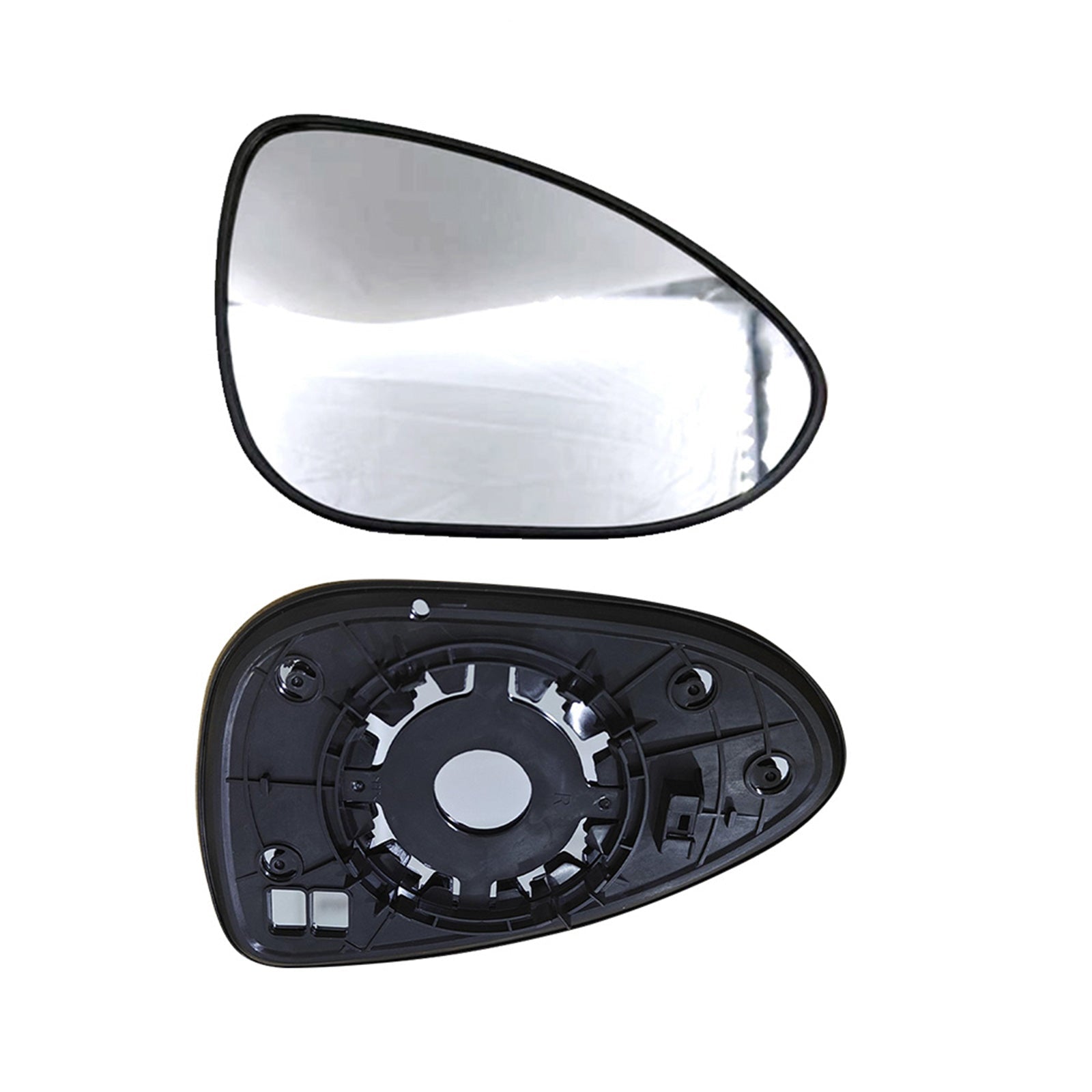 Suitable for Holden Barina 2011 - ON Right Mirror Glass With Back Plate NO HEATED - Frazy's Auto Parts