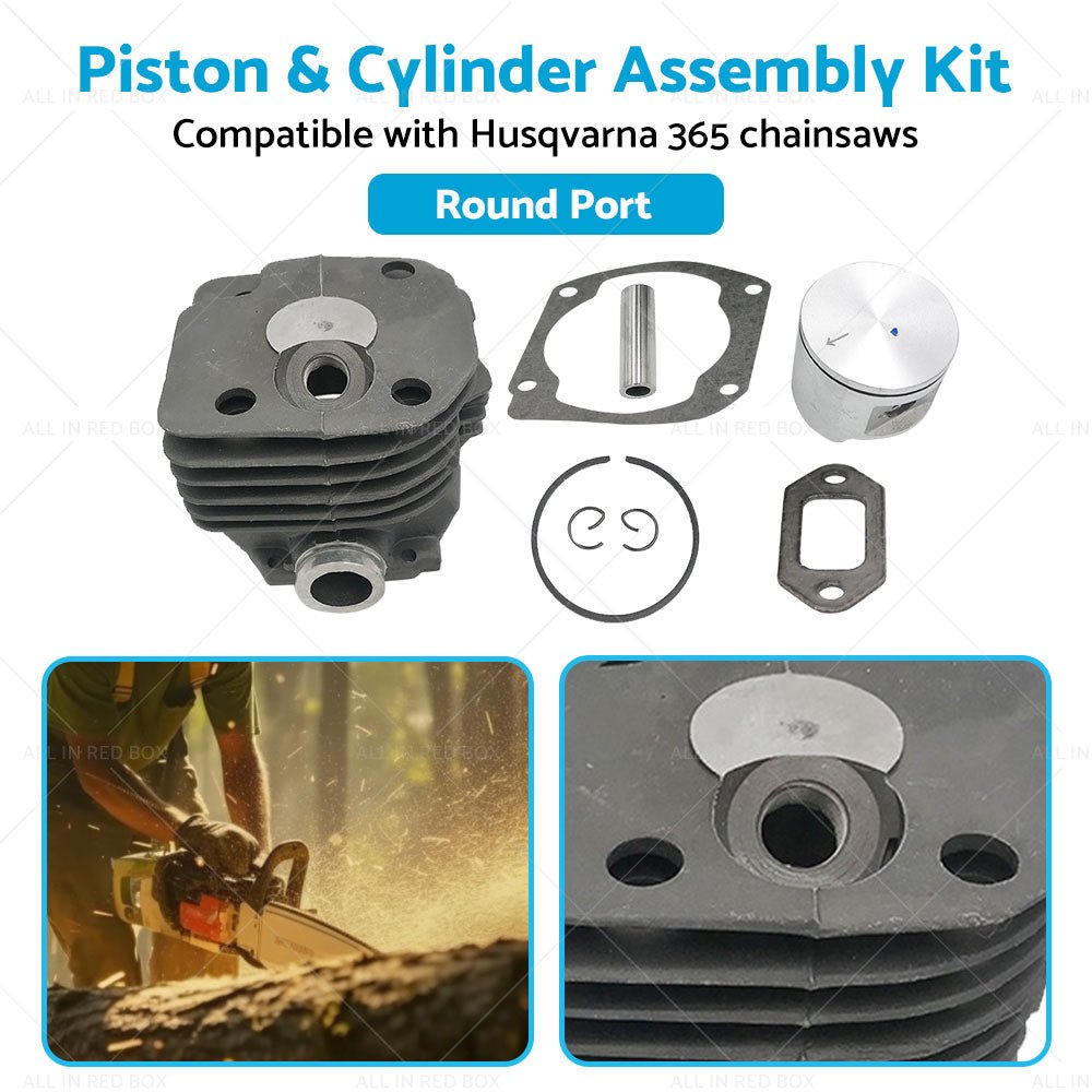 Suitable for Husqvarna 365 Chainsaw 48mm Piston and Cylinder Assembly Kit - Frazy's Auto Parts