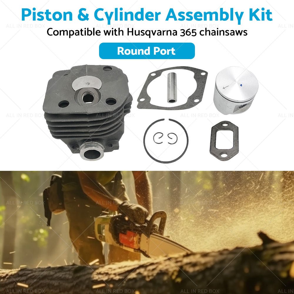 Suitable for Husqvarna 365 Chainsaw 48mm Piston and Cylinder Assembly Kit - Frazy's Auto Parts