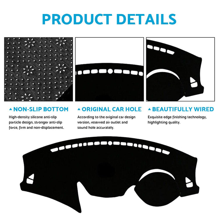 Suitable For Hyundai Veloster FS 11 - 17 All Models Mat Covers Non - Slip DashMat - Frazy's Auto Parts