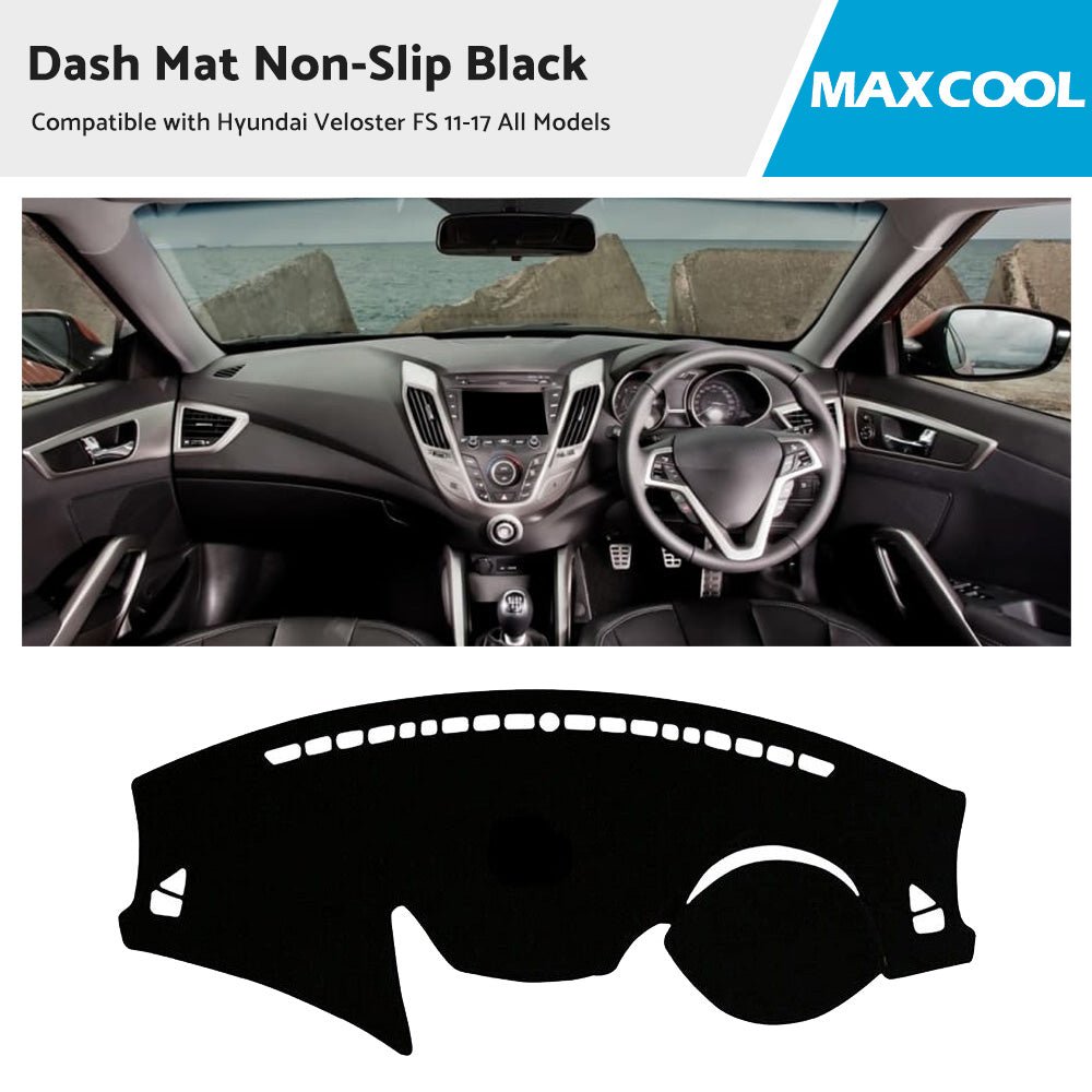Suitable For Hyundai Veloster FS 11 - 17 All Models Mat Covers Non - Slip DashMat - Frazy's Auto Parts