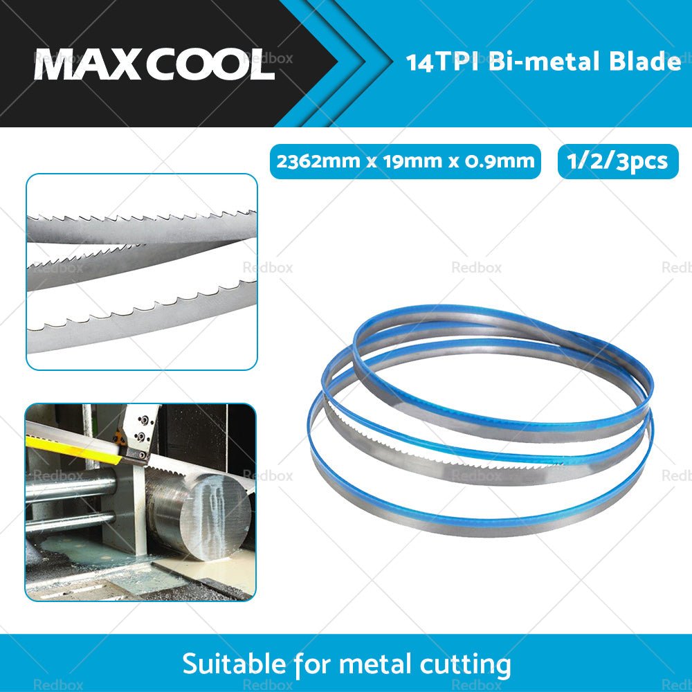 Suitable for METAL CUTTING BI METAL BIMETAL BAND SAW BANDSAW BLADE 2362mm x19mm x 14 TPI - Frazy's Auto Parts