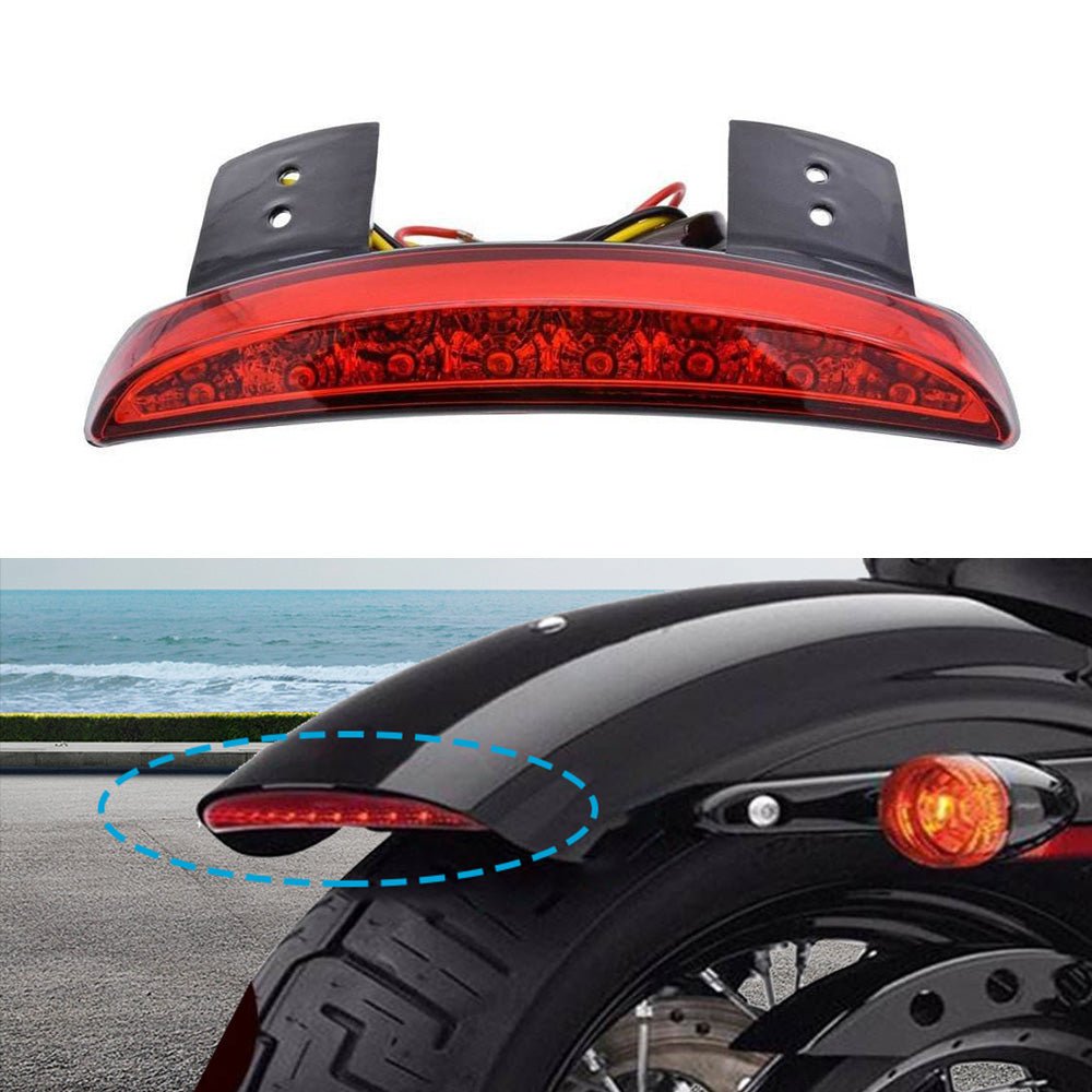 Suitable For Motorcycle Bobber Chopper LED Rear Turn Signal Brake Tail Light - Frazy's Auto Parts