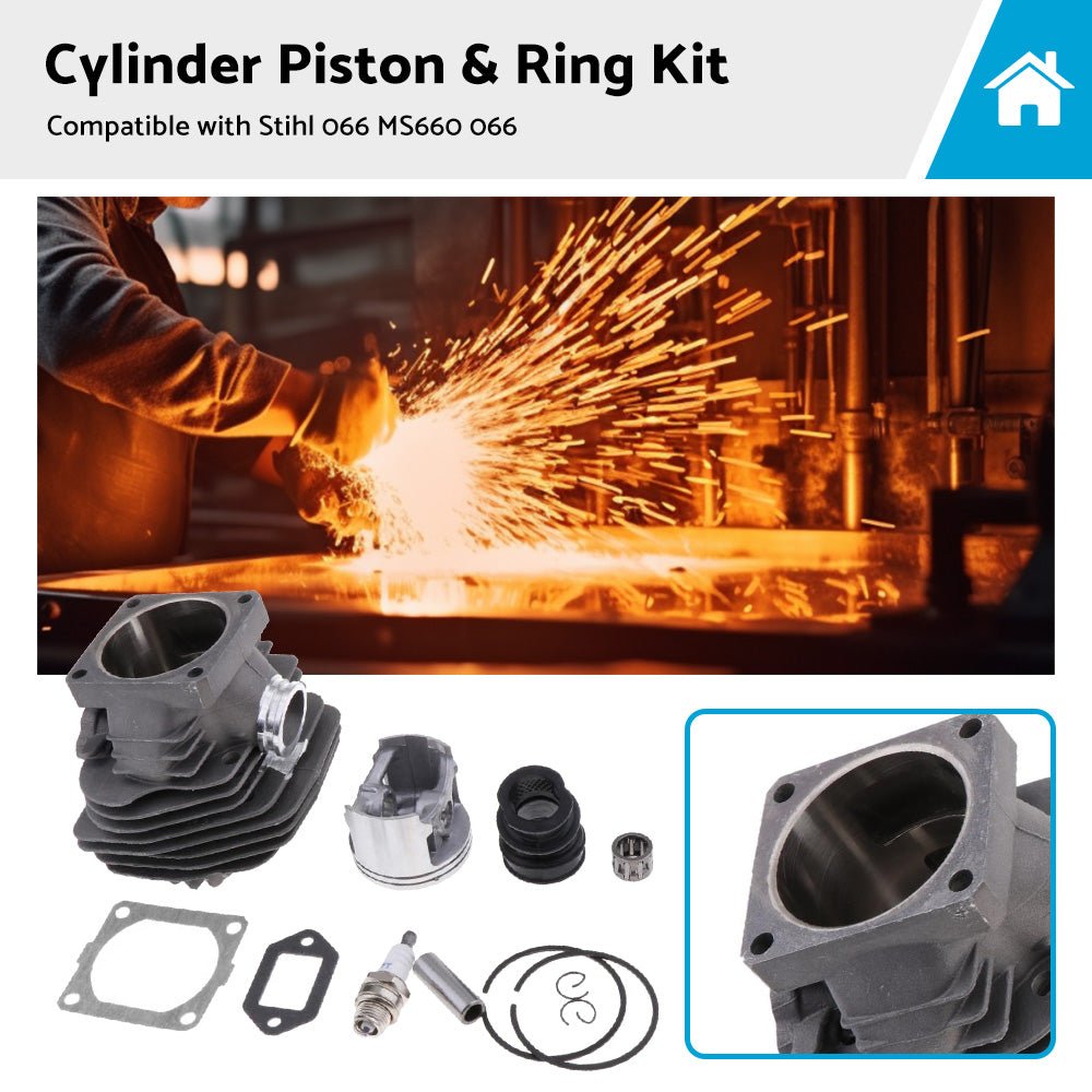 Suitable For Stihl 066 MS660 066 Chainsaw Parts 56mm Cylinder Piston and Ring Kit - Frazy's Auto Parts