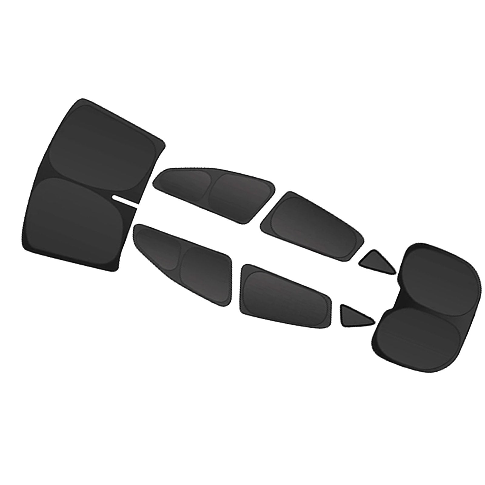 Sun Shade Set of 8Pcs Sun Block Cover Suitable For Tesla Model Y 21 - 23 5YJY SUV - Frazy's Auto Parts