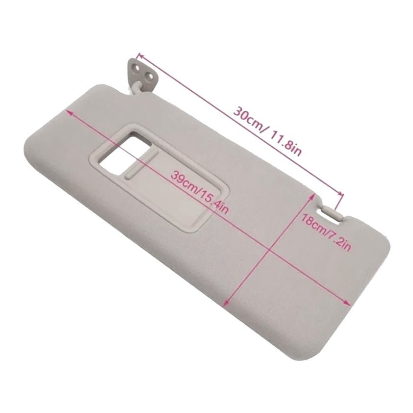 Sun Visor Grey Left Suitable for Nissan Tiida C11 Hatch Passenger Side 2004 - 2012 - Frazy's Auto Parts