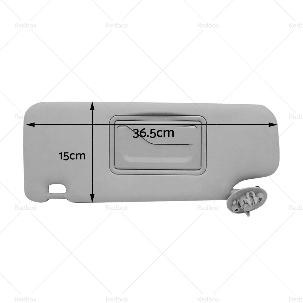 Sun Visor Passenger Left Side Suitable For Holden Barina TM 2011 - 2018 9532750 - Frazy's Auto Parts
