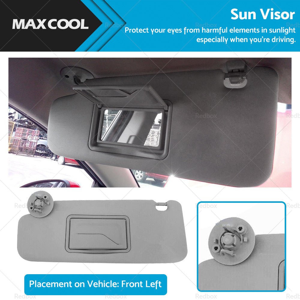 Sun Visor Passenger Left Side Suitable For Holden Barina TM 2011 - 2018 9532750 - Frazy's Auto Parts