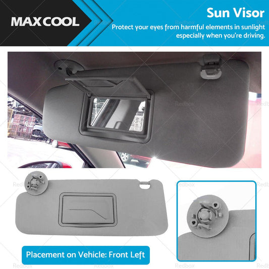 Sun Visor Passenger Left Side Suitable For Holden Barina TM 2011 - 2018 9532750 - Frazy's Auto Parts
