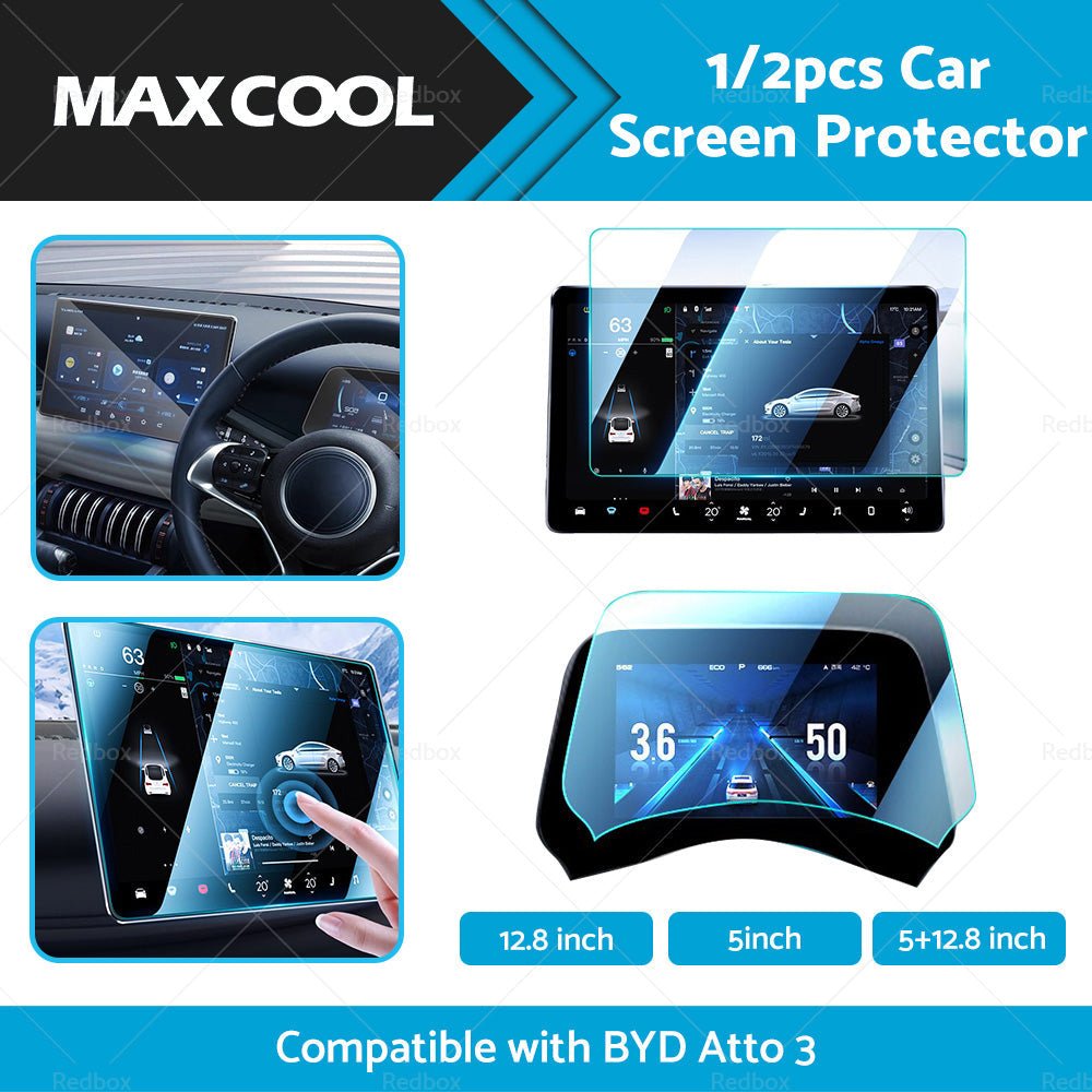Tempered Glass Screen Protector Center Control Suitable for BYD Atto3 Dolphin - Frazy's Auto Parts