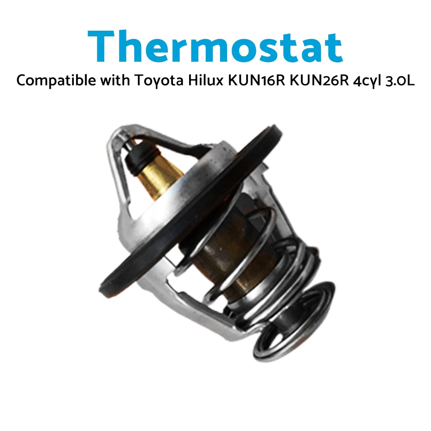 Thermostat Suitable for 2005 - 2015 Hilux KUN16R KUN26R 4cyl 3. 0L 1KD - FTV Diesel - Frazy's Auto Parts