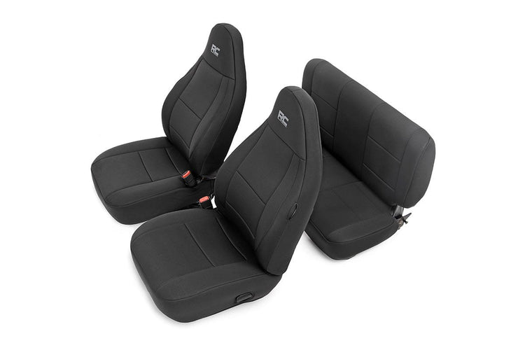 Seat Covers Front and Rear Jeep Wrangler TJ 4WD (1997-2002)