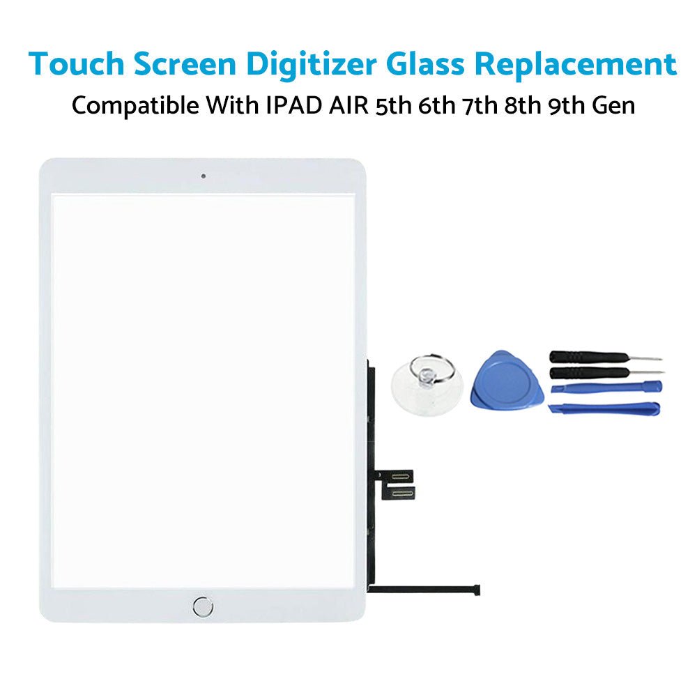 Touch Screen Digitizer Glass Replacement Suitable For iPad Air 5th/6th/7th/8th/9th Generation - Frazy's Auto Parts