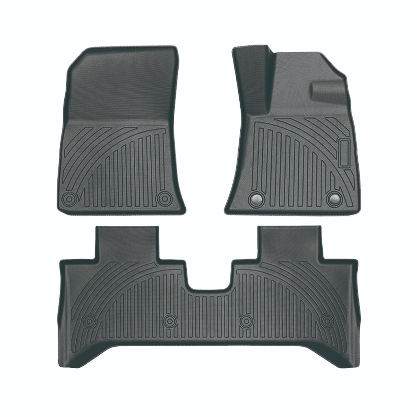TPE 3D Moulded Floor Mats Suitable For BYD Shark 6 2024+ All - Weather Liners - Frazy's Auto Parts