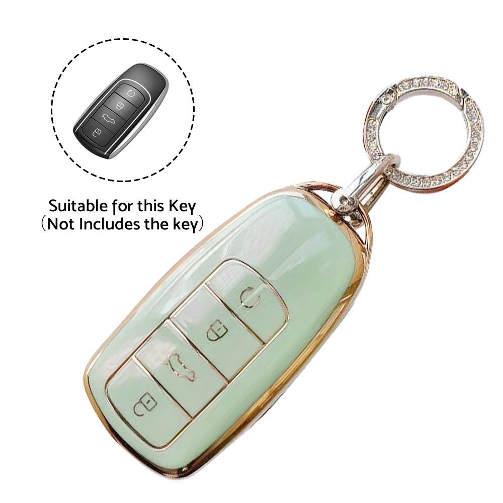 TPU Car Remote Key Fob Case Cover Suitable For Chery Omoda 5 Green - Frazy's Auto Parts